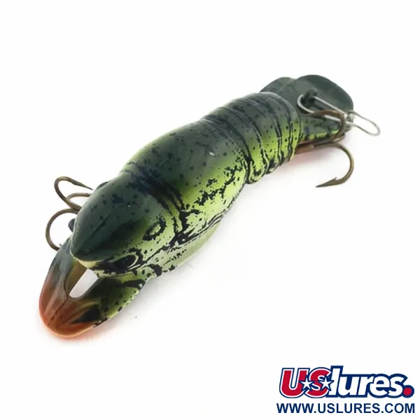 Mann's Hackleback, 7g, Green Crawdad, Señuelo #23784