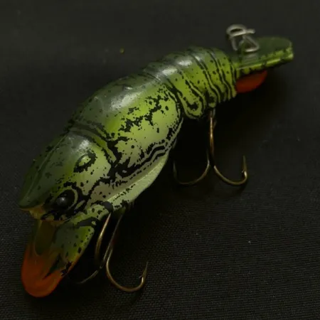 Mann's Hackleback, 7g, Green Crawdad, Señuelo #23784
