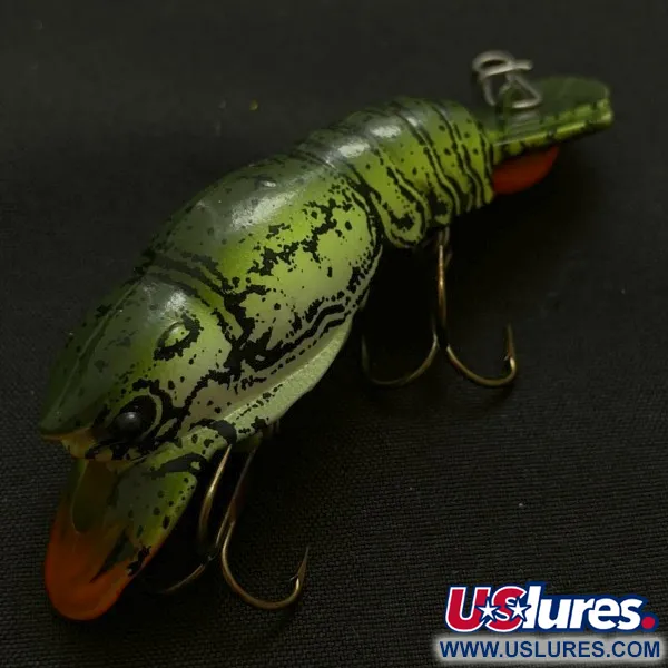 Mann's Hackleback, 7g, Green Crawdad, Señuelo #23784