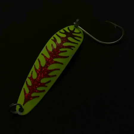The Producers Hookster Totem #4, 8g, Amarillo y Rojo, Cucharilla de Pesca #23795