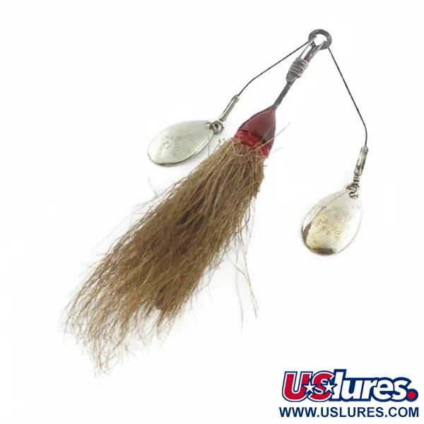 Jamison Shannon Twin Spinner, 14g, Níquel, Spinnerbait Vintage #23797