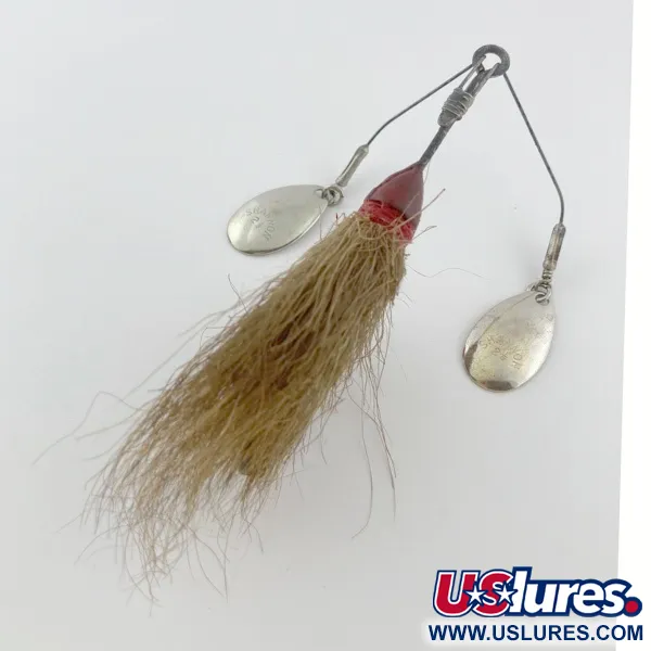 Jamison Shannon Twin Spinner, 14g, Níquel, Spinnerbait Vintage #23797