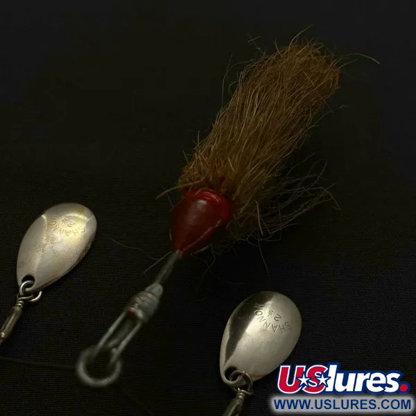 Jamison Shannon Twin Spinner, 14g, Níquel, Spinnerbait Vintage #23797