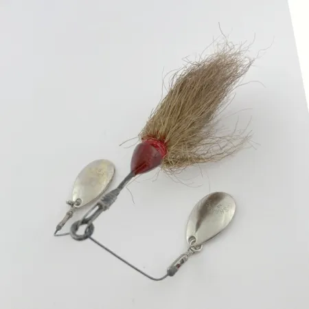 Jamison Shannon Twin Spinner, 14g, Níquel, Spinnerbait Vintage #23797