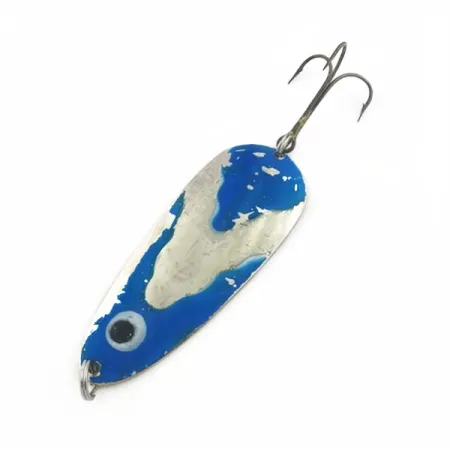 Lindy Gator, 45g, Níquel/Azul, Cuchara de pesca #23799