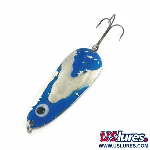 Lindy Gator, 45g, Níquel/Azul, Cuchara de pesca #23799