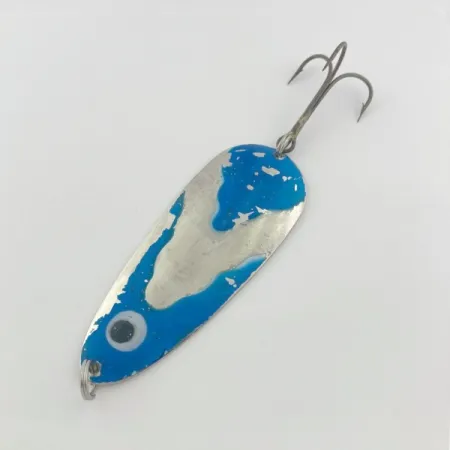 Lindy Gator, 45g, Níquel/Azul, Cuchara de pesca #23799