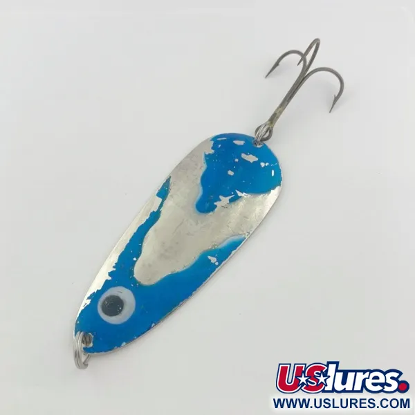 Lindy Gator, 45g, Níquel/Azul, Cuchara de pesca #23799