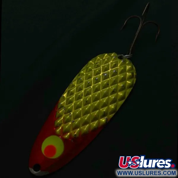 Lindy Gator, 55g Rojo/Blanco/Níquel, Cucharilla #23800