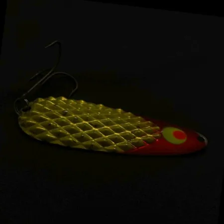 Lindy Gator, 55g Rojo/Blanco/Níquel, Cucharilla #23800