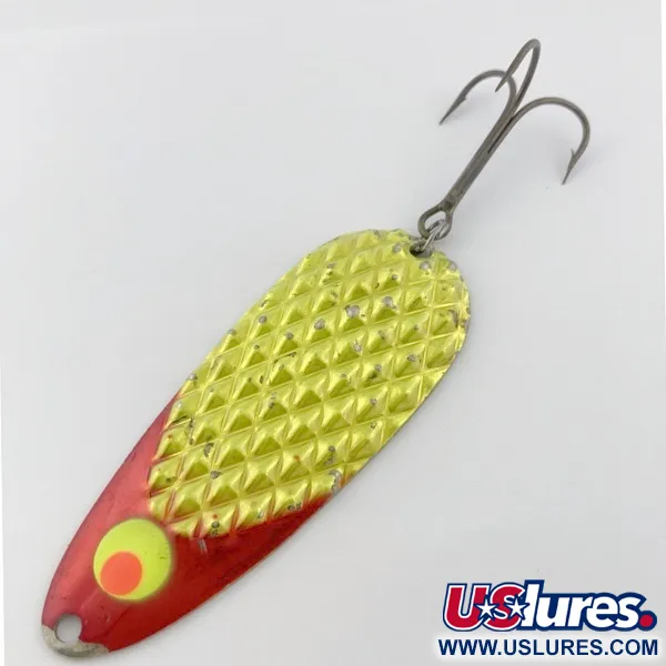 Lindy Gator, 55g Rojo/Blanco/Níquel, Cucharilla #23800