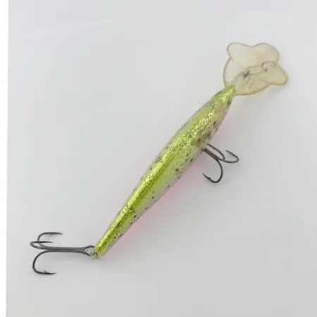 Luhr Jensen Power Hot Lips Minnow, 17g Chartreuse Blanco, Señuelo de Profundidad #23803