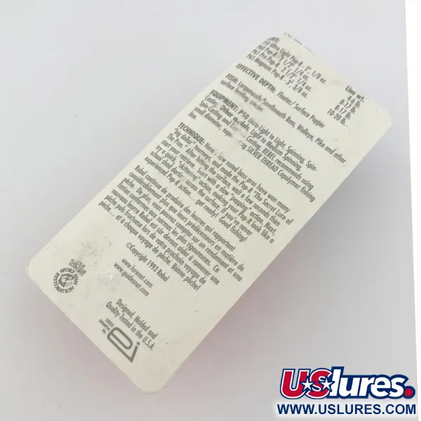 Rebel POP-R Excalibur, 7g Color Bass, Popper de Superficie #23804