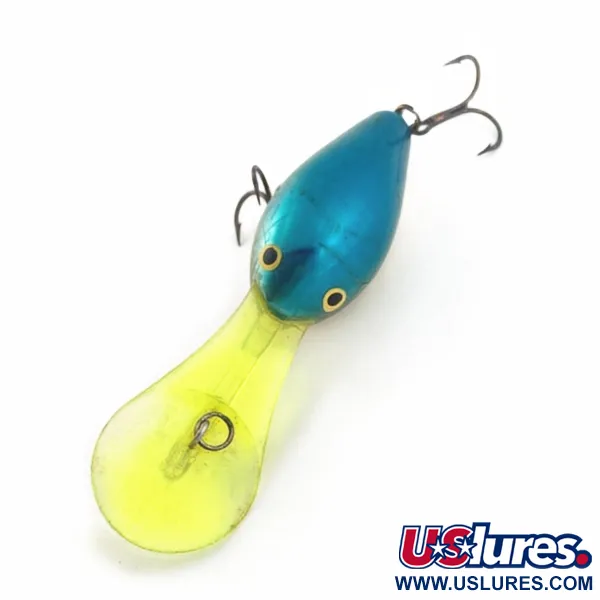 Rapala Down Deep Rattlin Fat Rap 05, Verde Cerceta y Plata, 11g, Señuelo de Profundidad #23806