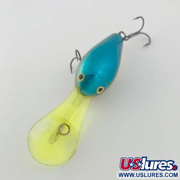 Rapala Down Deep Rattlin Fat Rap 05, Verde Cerceta y Plata, 11g, Señuelo de Profundidad #23806