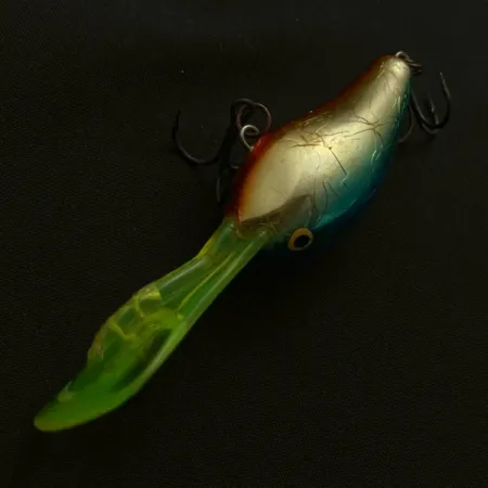 Rapala Down Deep Rattlin Fat Rap 05, Verde Cerceta y Plata, 11g, Señuelo de Profundidad #23806
