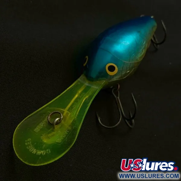 Rapala Down Deep Rattlin Fat Rap 05, Verde Cerceta y Plata, 11g, Señuelo de Profundidad #23806