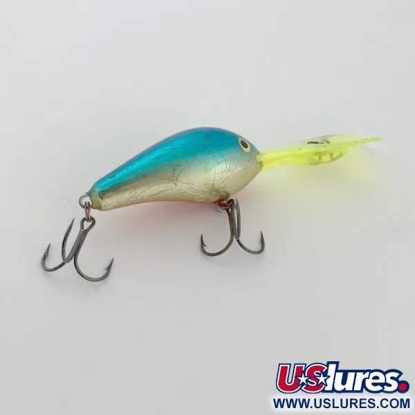 Rapala Down Deep Rattlin Fat Rap 05, Verde Cerceta y Plata, 11g, Señuelo de Profundidad #23806