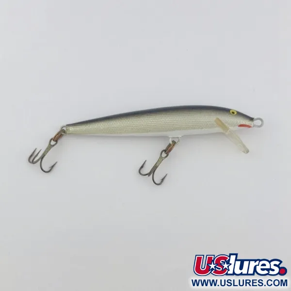 Rapala Original Floater F9, 4g Silver (S), Señuelo de Pesca #23808