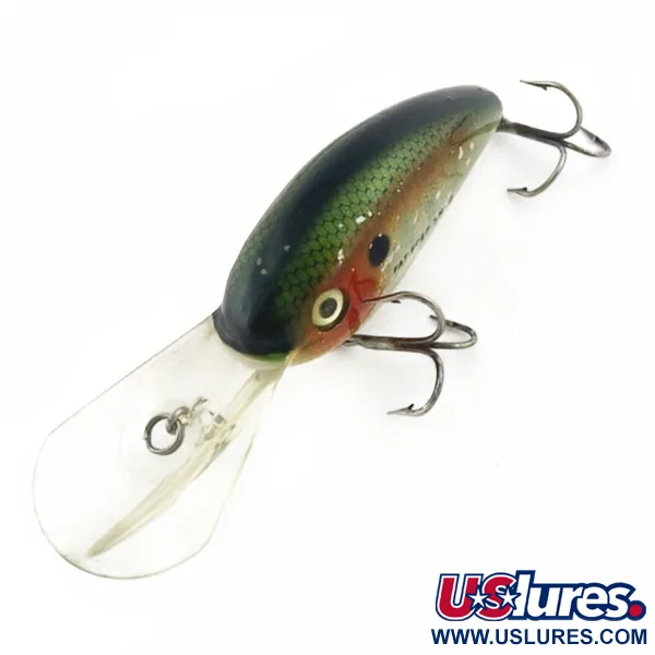 Bomber Fat Free Shad Bill Dance, 14g Perla y Naranja, Crankbait de Profundidad #23836