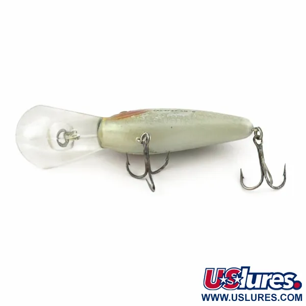 Bomber Fat Free Shad Bill Dance, 14g Perla y Naranja, Crankbait de Profundidad #23836