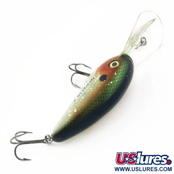 Bomber Fat Free Shad Bill Dance, 14g Perla y Naranja, Crankbait de Profundidad #23836