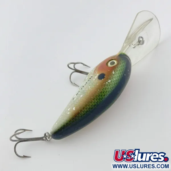 Bomber Fat Free Shad Bill Dance, 14g Perla y Naranja, Crankbait de Profundidad #23836