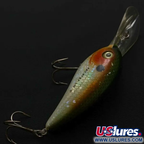 Bomber Fat Free Shad Bill Dance, 14g Perla y Naranja, Crankbait de Profundidad #23836