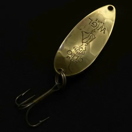 Seneca Little Cleo (Hula Girl), 14g níquel/oro, cuchara de pesca #23840