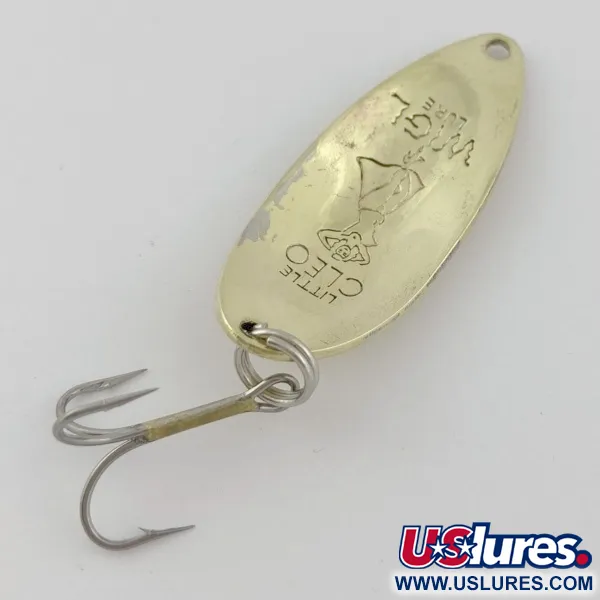 Seneca Little Cleo (Hula Girl), 14g níquel/oro, cuchara de pesca #23840