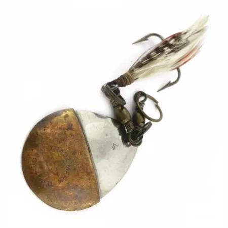 W.T. J. Lowe Lowe's Star Colorado 4 №5823 (1890S), 7g, níquel/latón, Cucharilla #23847