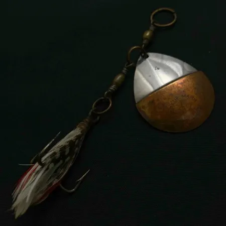 W.T. J. Lowe Lowe's Star Colorado 4 №5823 (1890S), 7g, níquel/latón, Cucharilla #23847