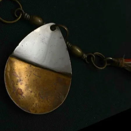 W.T. J. Lowe Lowe's Star Colorado 4 №5823 (1890S), 7g, níquel/latón, Cucharilla #23847