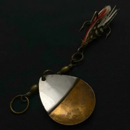 W.T. J. Lowe Lowe's Star Colorado 4 №5823 (1890S), 7g, níquel/latón, Cucharilla #23847