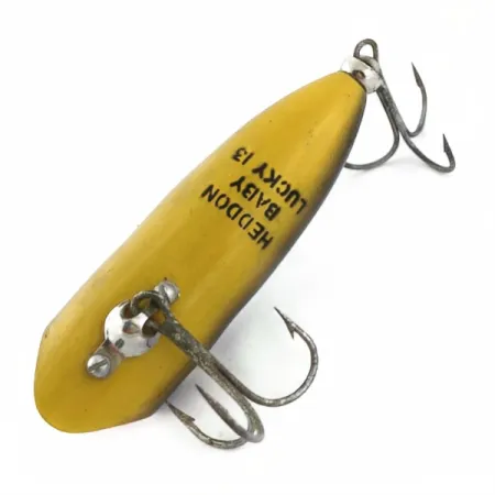 Heddon Baby Lucky 13, 1/3 oz (9 g) Green Frog, señuelo de superficie #23866