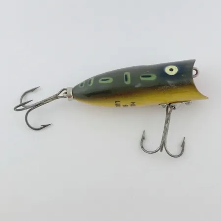 Heddon Baby Lucky 13, 1/3 oz (9 g) Green Frog, señuelo de superficie #23866