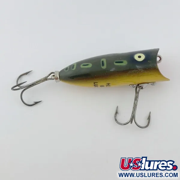 Heddon Baby Lucky 13, 1/3 oz (9 g) Green Frog, señuelo de superficie #23866