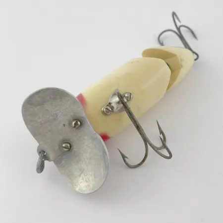 Fred Arbogast Jitterbug Jointed, 14g Red Head, Señuelo de Superficie #23869