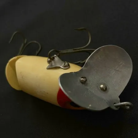 Fred Arbogast Jitterbug Jointed, 14g Red Head, Señuelo de Superficie #23869