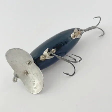 Fred Arbogast Jitterbug Early Bug Eye, Negro, 14g, Señuelo de superficie #23870