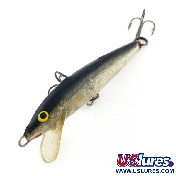 Rapala Original Floater F7, Plata (S), 4 g, Minnow de balsa #23876