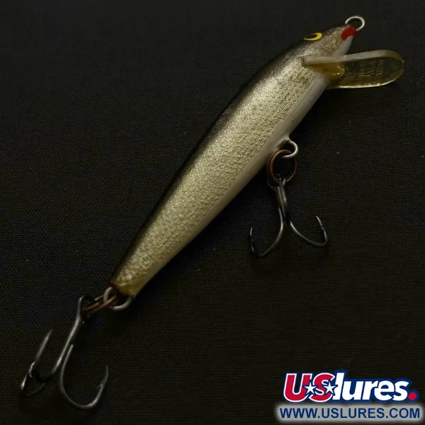 Rapala Original Floater F7, Plata (S), 4 g, Minnow de balsa #23876