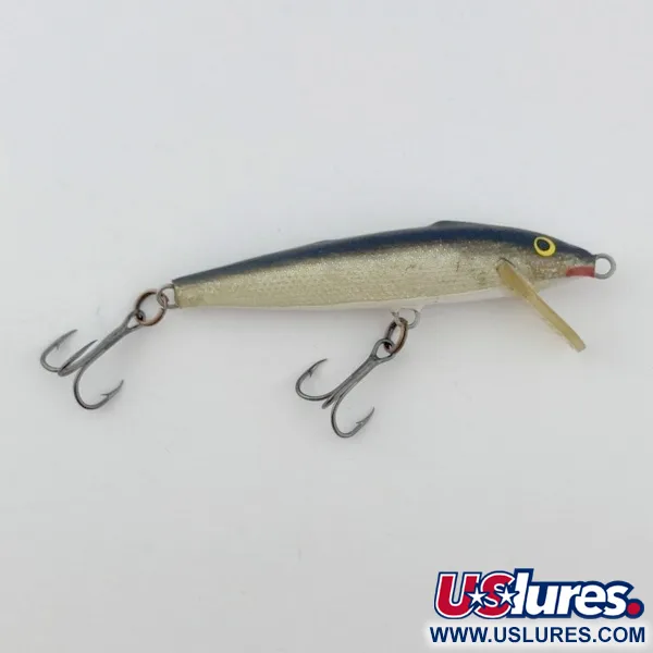 Rapala Original Floater F7, Plata (S), 4 g, Minnow de balsa #23876
