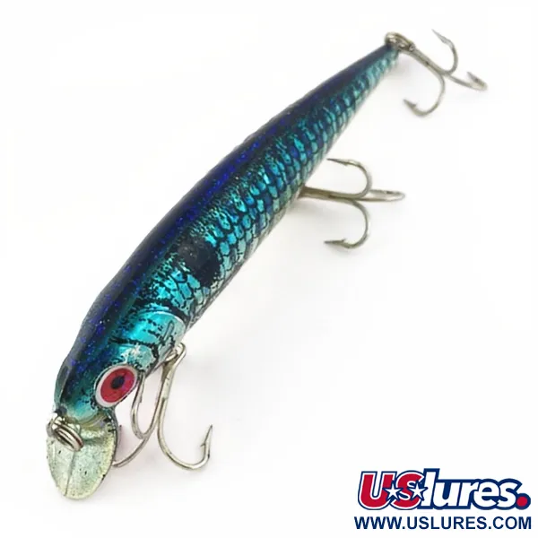 Renosky Joe's Pirate Crystalina Minnow, 14g, Azul y Plata, Minnow #23883