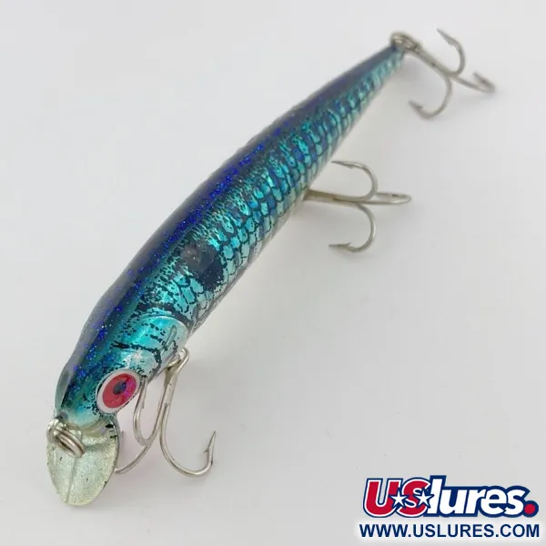 Renosky Joe's Pirate Crystalina Minnow, 14g, Azul y Plata, Minnow #23883
