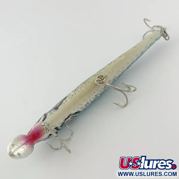 Renosky Joe's Pirate Crystalina Minnow, 14g, Azul y Plata, Minnow #23883