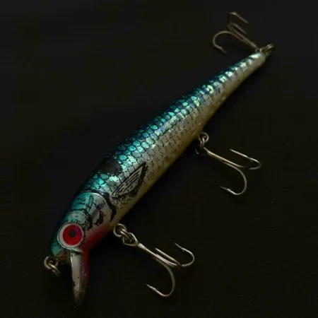 Renosky Joe's Pirate Crystalina Minnow, 14g, Azul y Plata, Minnow #23883