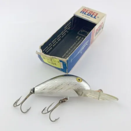 Rebel Super R, Plateado 14g, Crankbait de profundidad #23898
