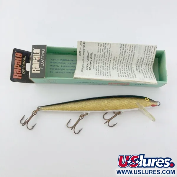 Rapala Original Floater F11, Oro (G), 6g, Señuelo Minnow #23899