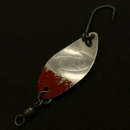 Shoff's F.S.T.2, 5.5g, Níquel/Rojo, Cucharilla #23904